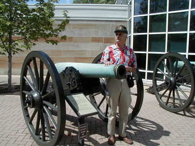 Dave with cannon